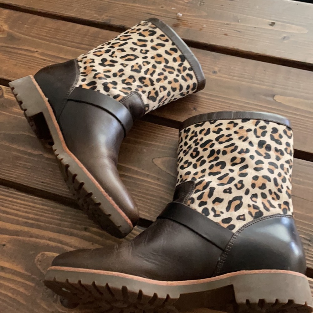 Sperry Leather Cheetah Boots - Picture 4 of 6
